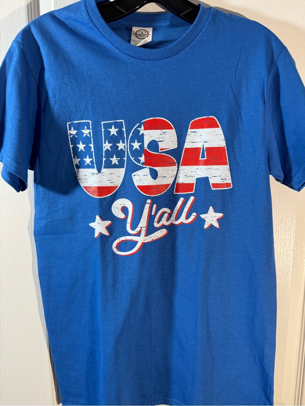 USA Y'all Graphic Tee - Blue Shirt